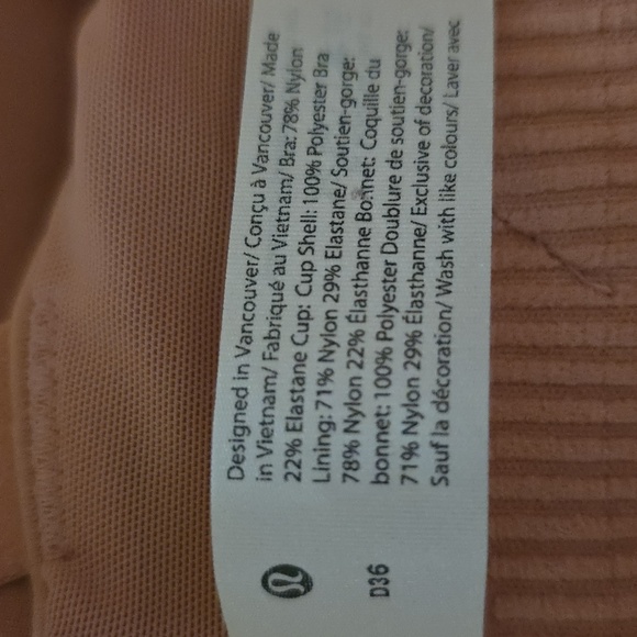 Lululemon Energy Activewear Sports Bra - Picture 4 of 5